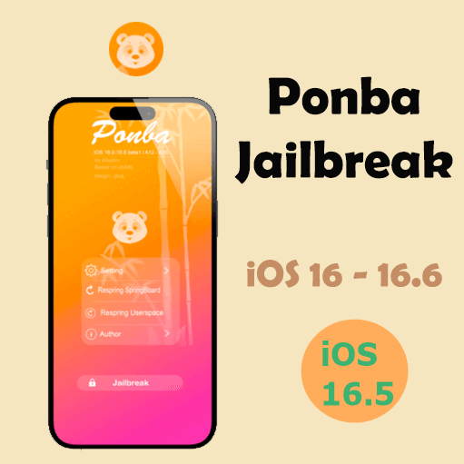 Ponba jailbreak iOS 16.5