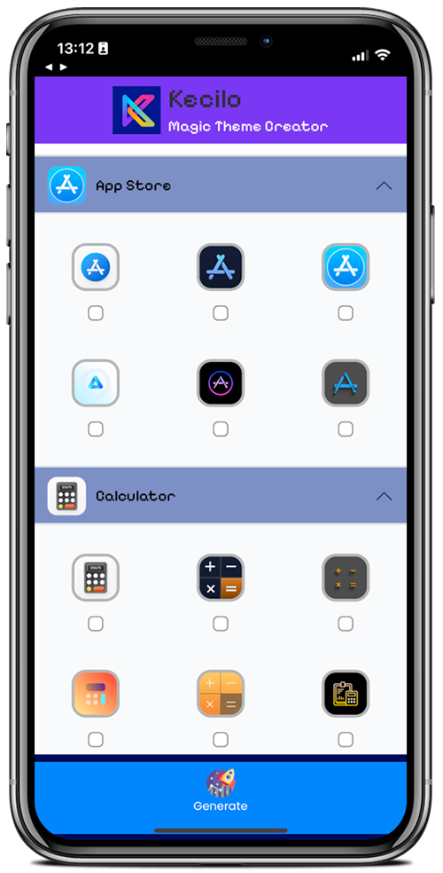 Kecilo team released Magic Theme Creator for iOS version 17.5