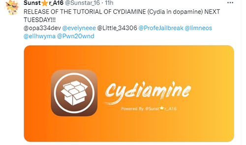 cydiamine released