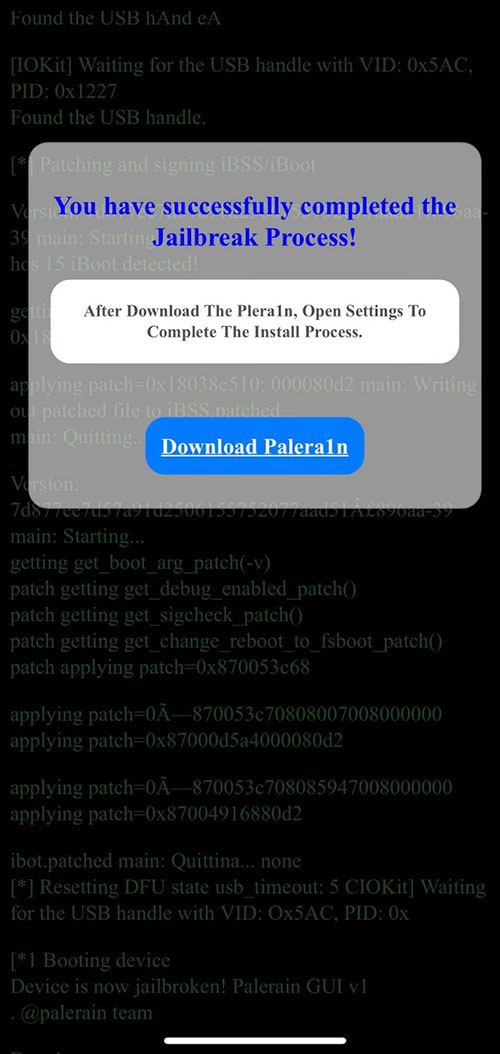download Palera1n jailbreak tool