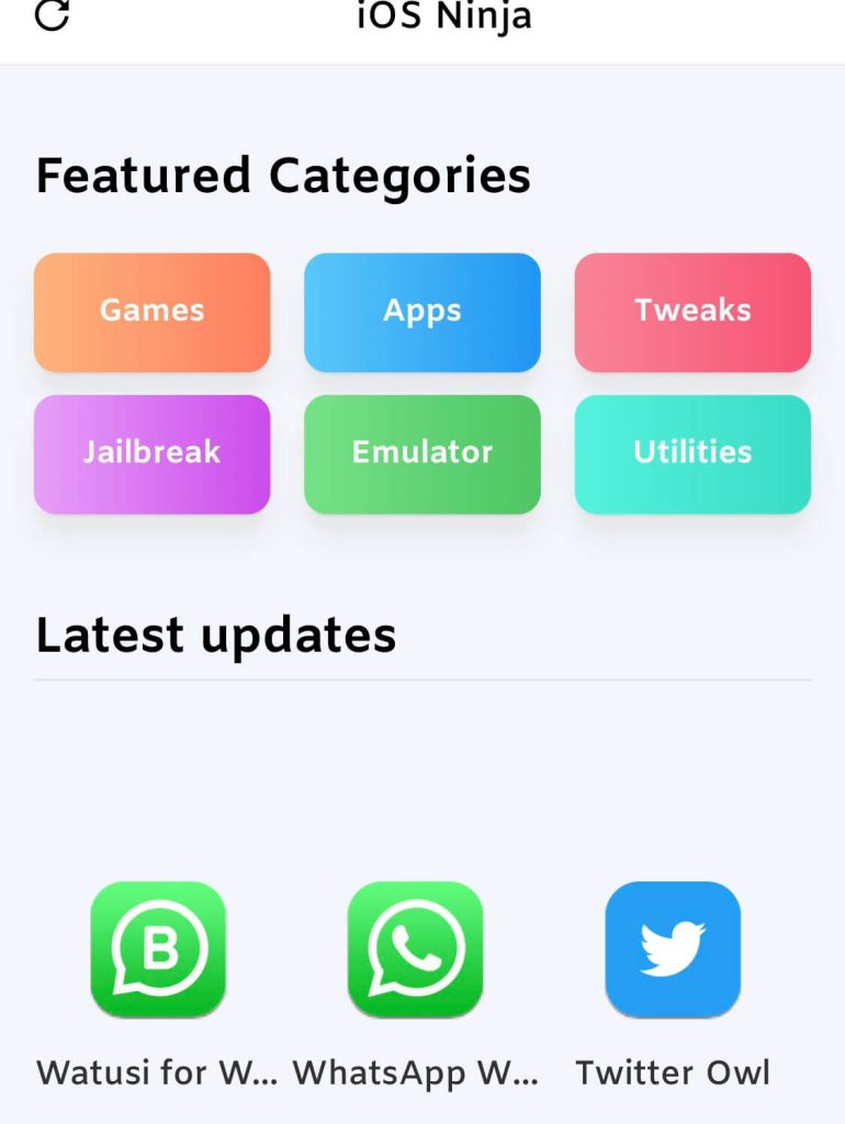 iOS Ninja application