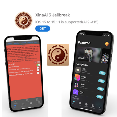 Xina jaailbreak for iOS 15