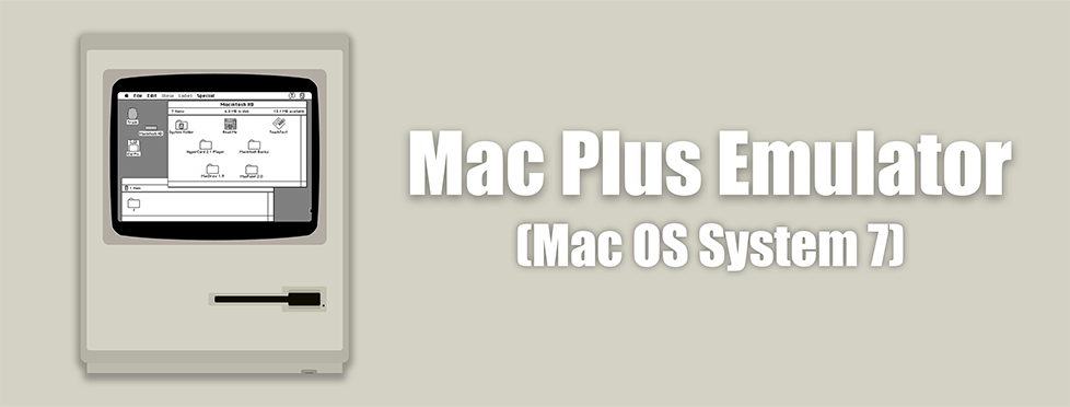 Mac Plus Simulator (Mac OS System 7)