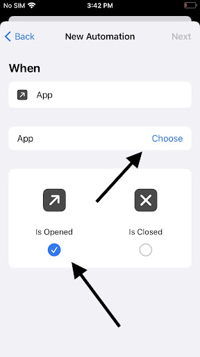 Shortcut Choose
