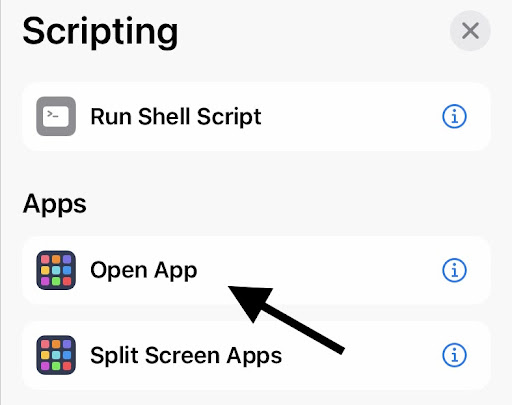 Shortcut Open App