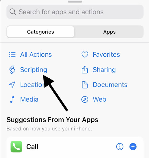 Shortcut scripting