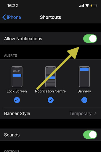 Turn Off Notifications