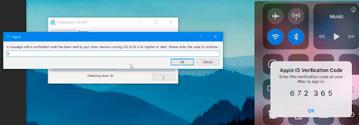 Sideloadly Apple ID and Password enter